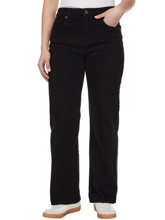 Buffalo David Bitton Denim - Buffalo Women's High Rise Wide Leg Jean - Della - Black